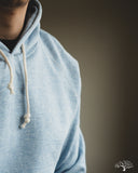 Denime 88/12 Heather Four Needle Hoodie (Lot 270) - Blue
