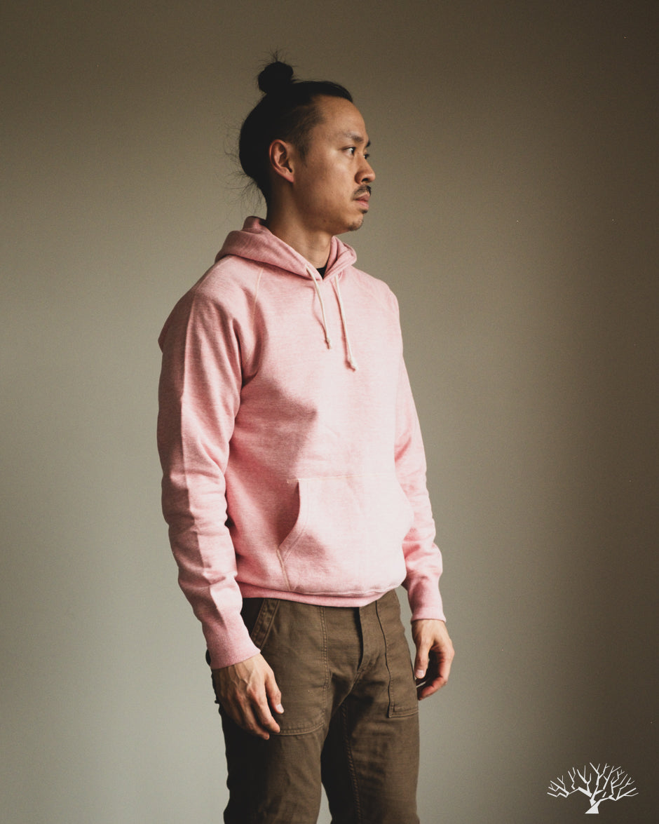 Denime 88/12 Heather Four Needle Hoodie (Lot 270) - Red