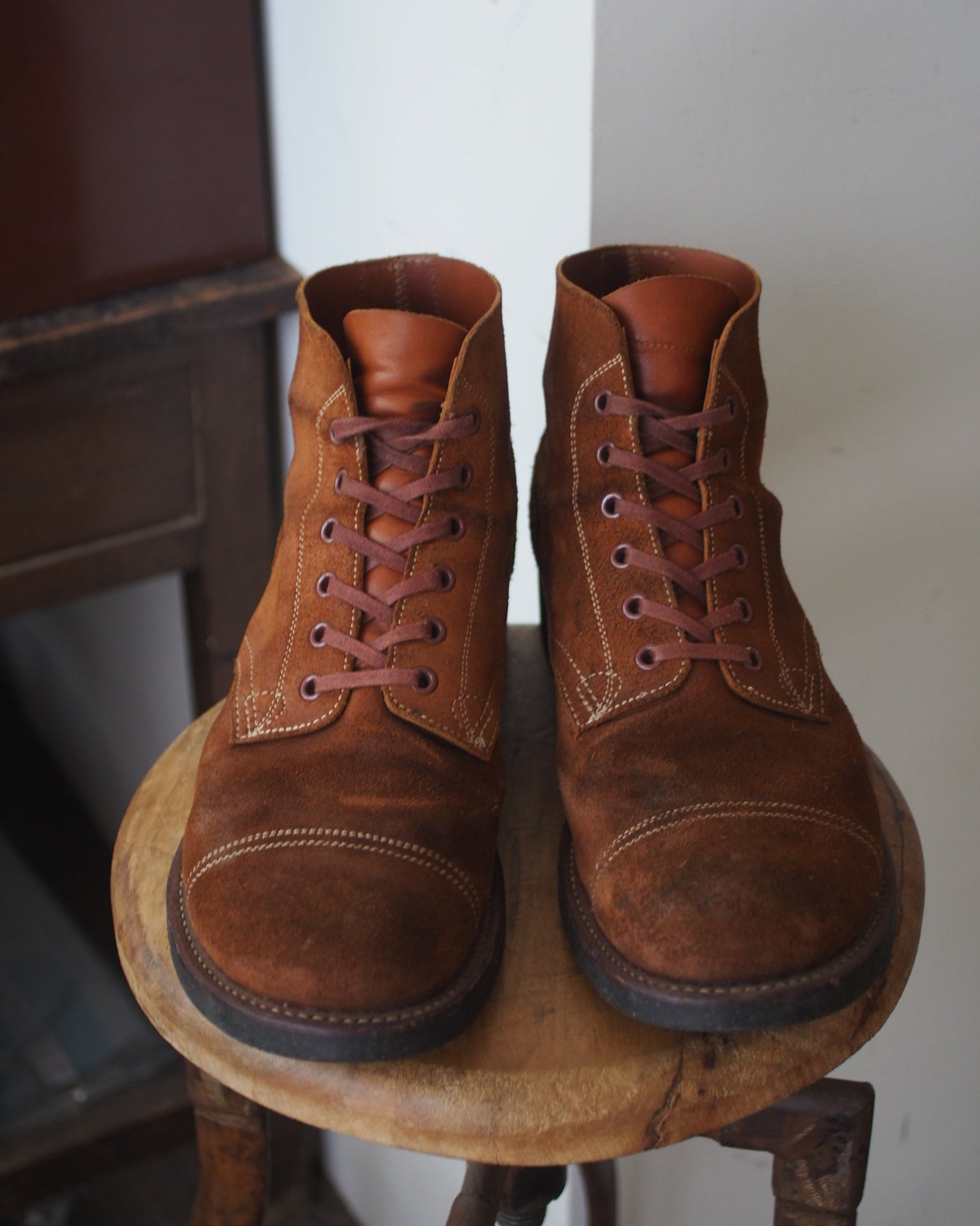 Dr. Sole OZ Trooper Service Boot - Sunset Roughout Worn
