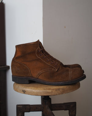 Dr. Sole - OZ Trooper Service Boot - Sunset Roughout – Withered Fig