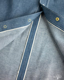 Fitted Underground Chelsea Selvedge Work Shirt - Teal