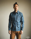 Fitted Underground Chelsea Selvedge Work Shirt - Teal