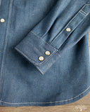 Fitted Underground Chelsea Selvedge Work Shirt - Teal