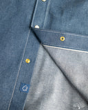 Fitted Underground Chelsea Selvedge Work Shirt - Teal