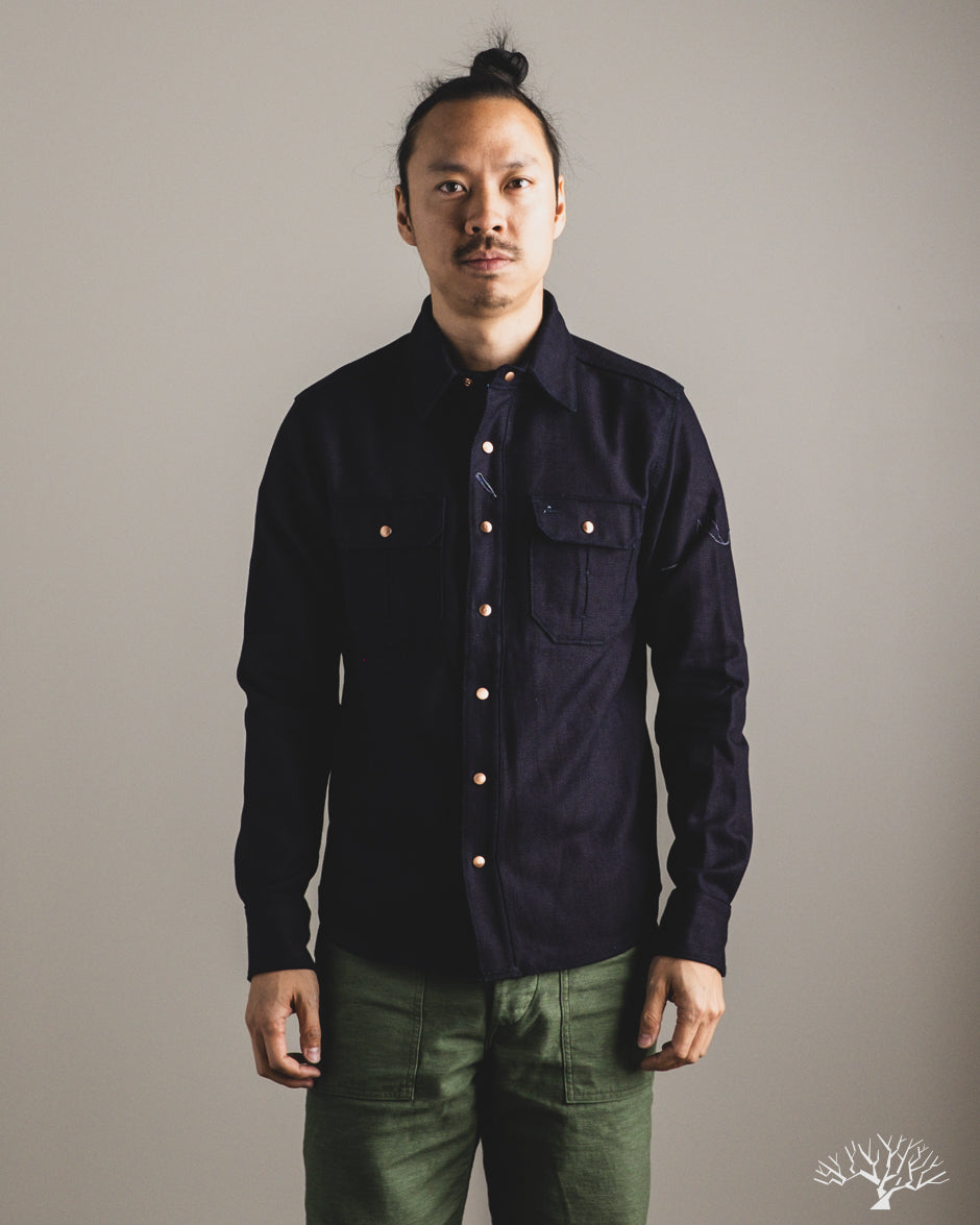 Fitted Underground LES Chelsea Sashiko Work Shirt
