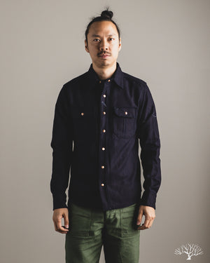 Fitted Underground - LES Chelsea Sashiko Work Shirt – Withered Fig