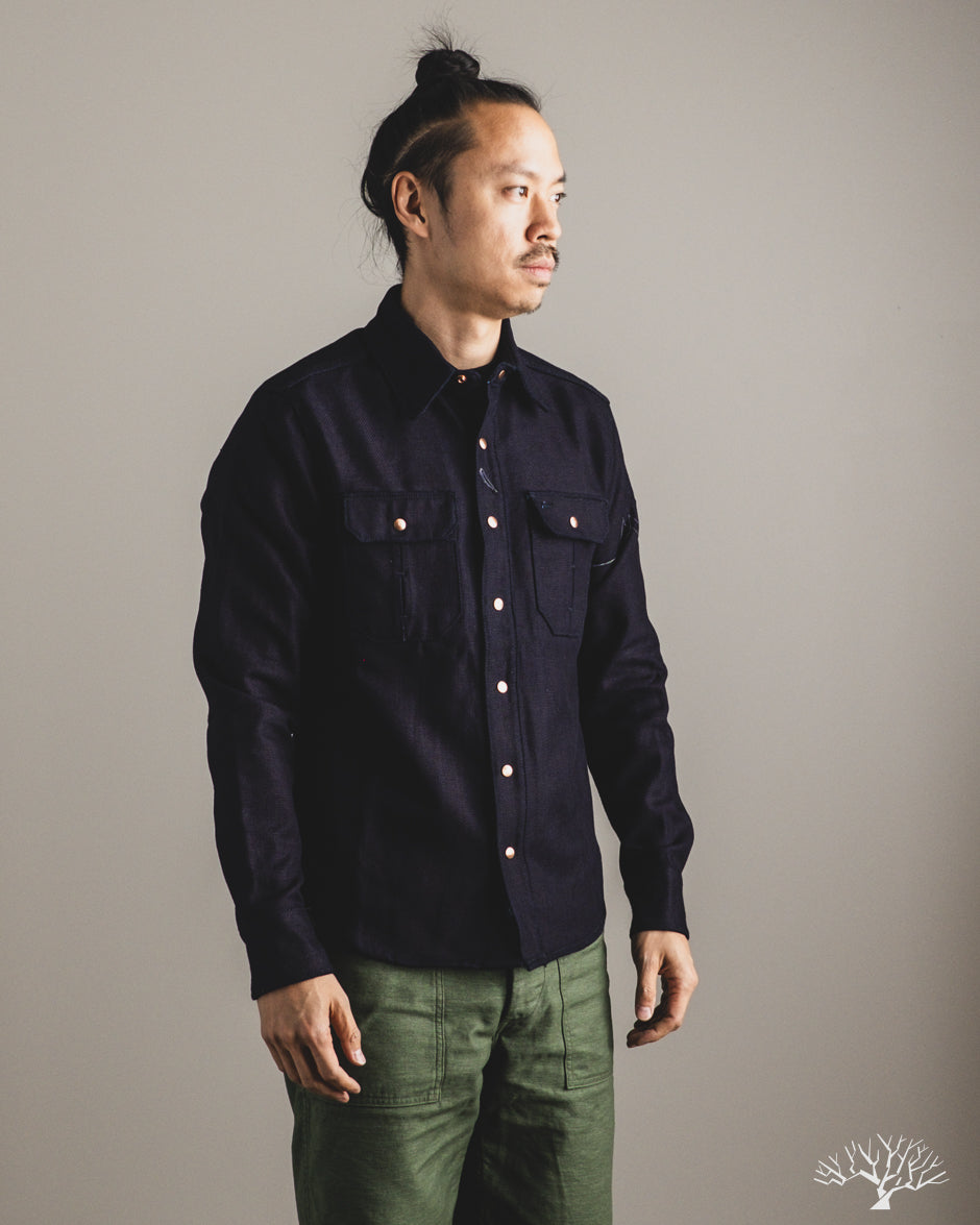 Fitted Underground LES Chelsea Sashiko Work Shirt