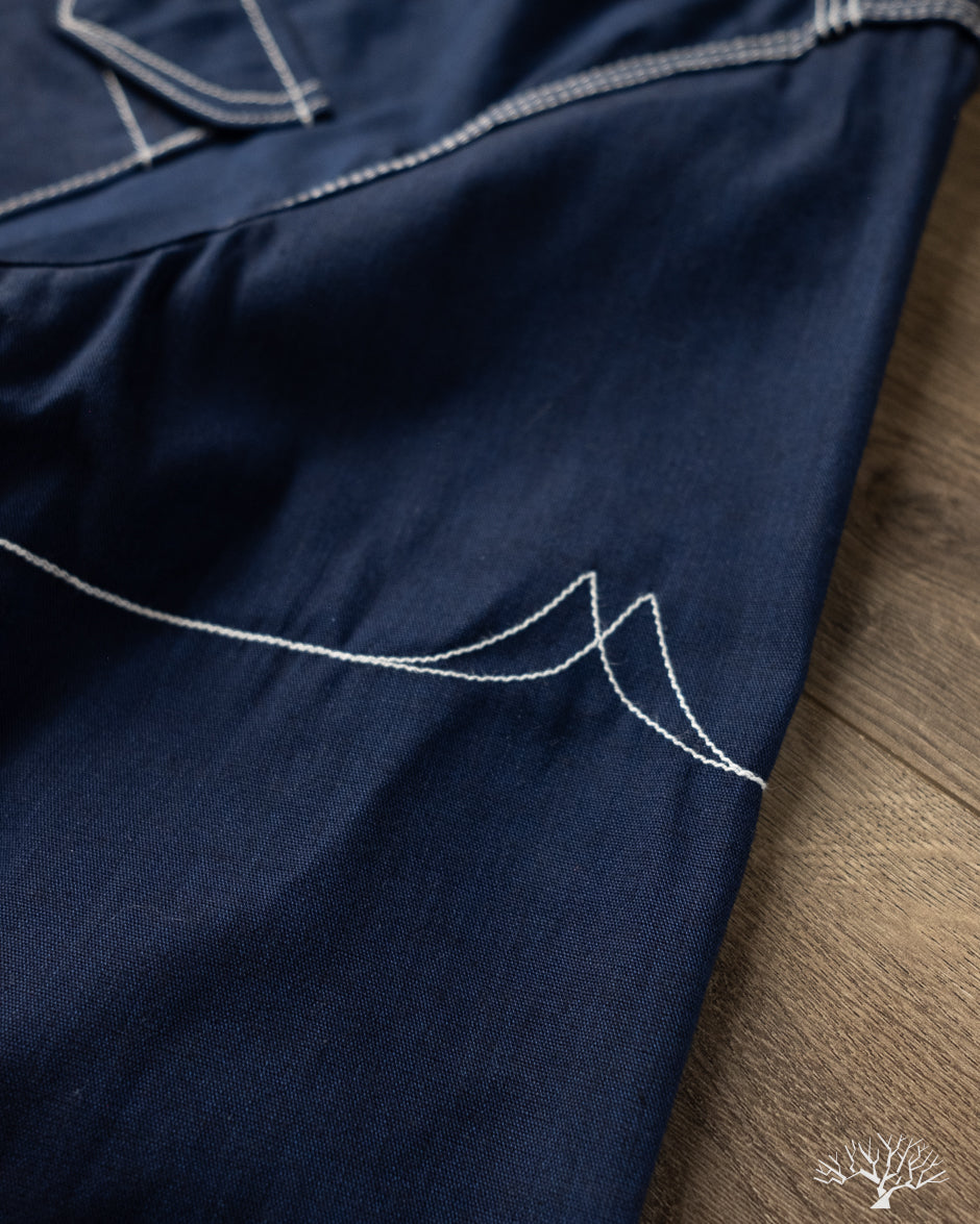 Fitted Underground LES Indigo Selvedge Chambray Shirt - Dark Indigo