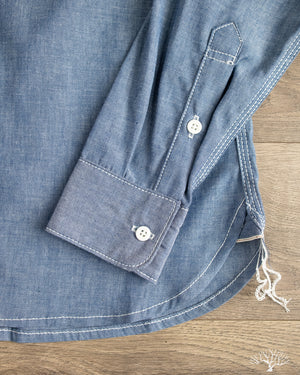 Fitted Underground - LES Indigo Selvedge Chambray Shirt – Withered Fig