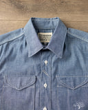 Fitted Underground LES Indigo Selvedge Chambray Shirt