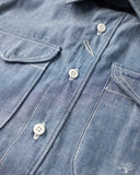 Fitted Underground LES Indigo Selvedge Chambray Shirt