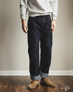 The Flat Head - FN-D111 - 14.5oz Left Hand Twill Wide Straight