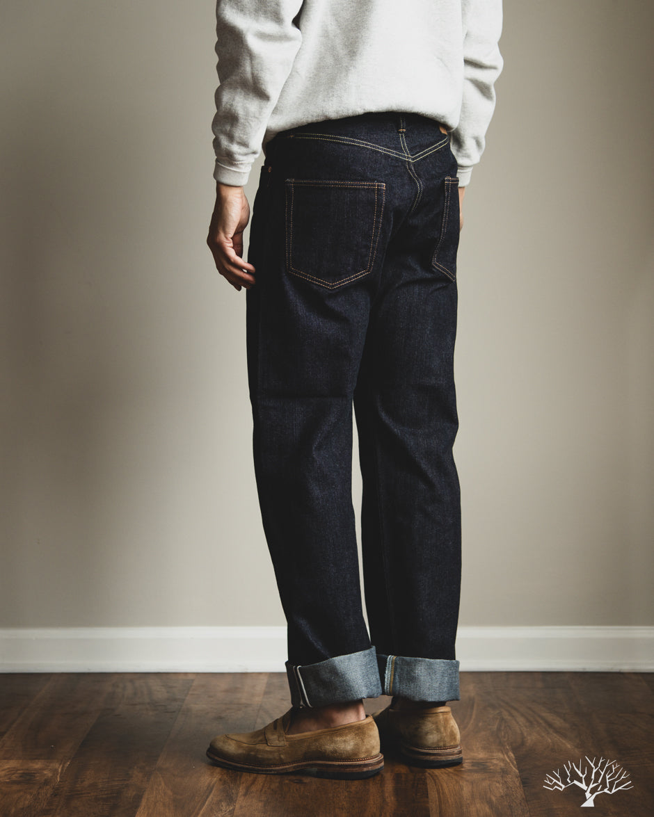 Flat Head FN-D111 - 14.5oz Left Hand Twill Wide Straight Selvedge Denim