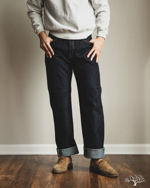 The Flat Head - FN-D111 - 14.5oz Left Hand Twill Wide Straight