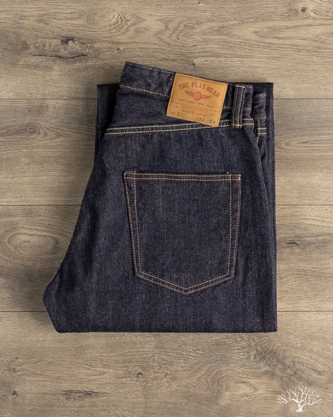 The Flat Head - FN-D111 - 14.5oz Left Hand Twill Wide Straight