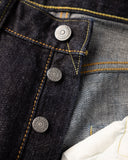 Flat Head FN-D111 - 14.5oz Left Hand Twill Wide Straight Selvedge Denim