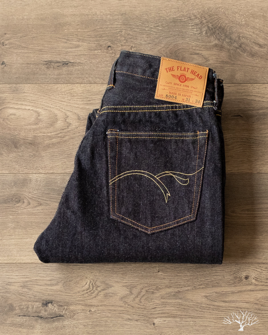 Flat Head - FN-8004 - 18oz Wide Tapered Indigo Selvedge Denim