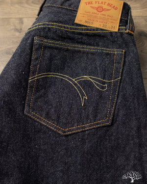 Flat Head - FN-8005 - 18oz Regular Straight Indigo Selvedge Denim