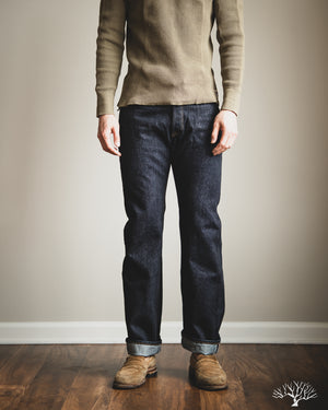 Flat Head - FN-8005 - 18oz Regular Straight Indigo Selvedge Denim