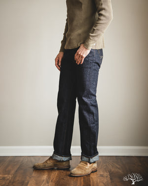 Flat Head - FN-8005 - 18oz Regular Straight Indigo Selvedge Denim