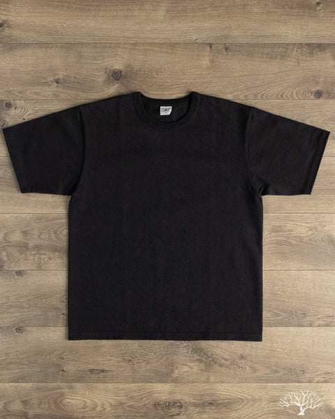 The Flat Head - FN-HTK-001 - 20oz Heavy Loopwheel Tee - Black