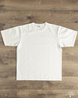 Flat Head FN-HTK-001 - 20oz Heavy Loopwheel Tee - White