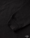 Flat Head FN-HTKL-001 - 20oz Heavy Loopwheel Long-Sleeve Tee - Black