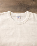 Flat Head FN-HTKL-001 - 20oz Heavy Loopwheel Long-Sleeve Tee - White