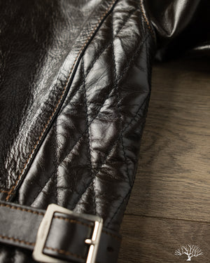 The Flat Head - FN-LJ-HS004 - Horsehide Quilted Single Riders
