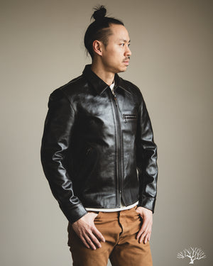 The Flat Head - FN-LJ-HS004 - Horsehide Quilted Single Riders