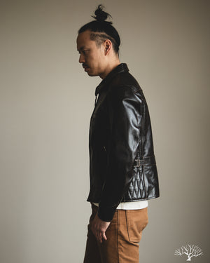 The Flat Head - FN-LJ-HS004 - Horsehide Quilted Single Riders
