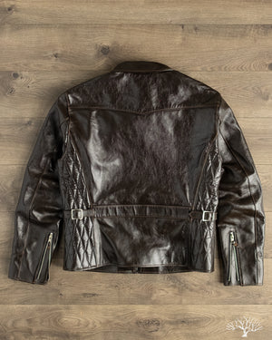 The Flat Head - FN-LJ-HS004 - Horsehide Quilted Single Riders