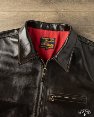 The Flat Head - FN-LJ-HS004 - Horsehide Quilted Single Riders