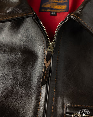 The Flat Head - FN-LJ-HS004 - Horsehide Quilted Single Riders