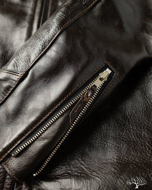 The Flat Head - FN-LJ-HS004 - Horsehide Quilted Single Riders