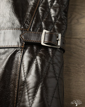 The Flat Head - FN-LJ-HS004 - Horsehide Quilted Single Riders