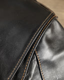 Flat Head FN-LJ-HW004 - Horsehide Double Rider's Leather Jacket