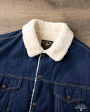 Flat Head FN-OJ-B002 - 12.5oz Denim Boa Jacket