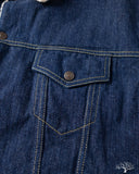 Flat Head FN-OJ-B002 - 12.5oz Denim Boa Jacket