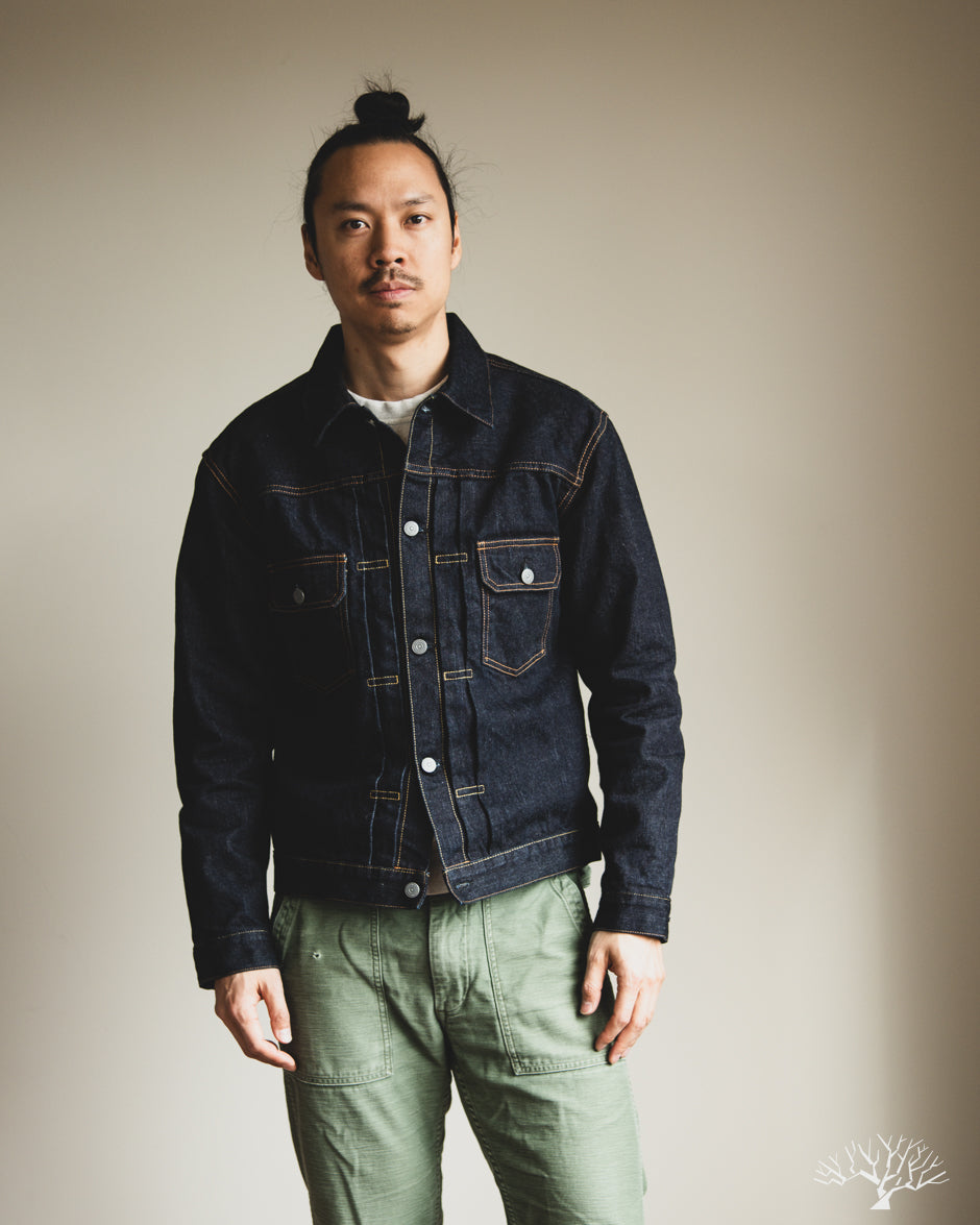 Flat Head FN-OJ-D002 - 14.5oz 50's Type II Denim Jacket
