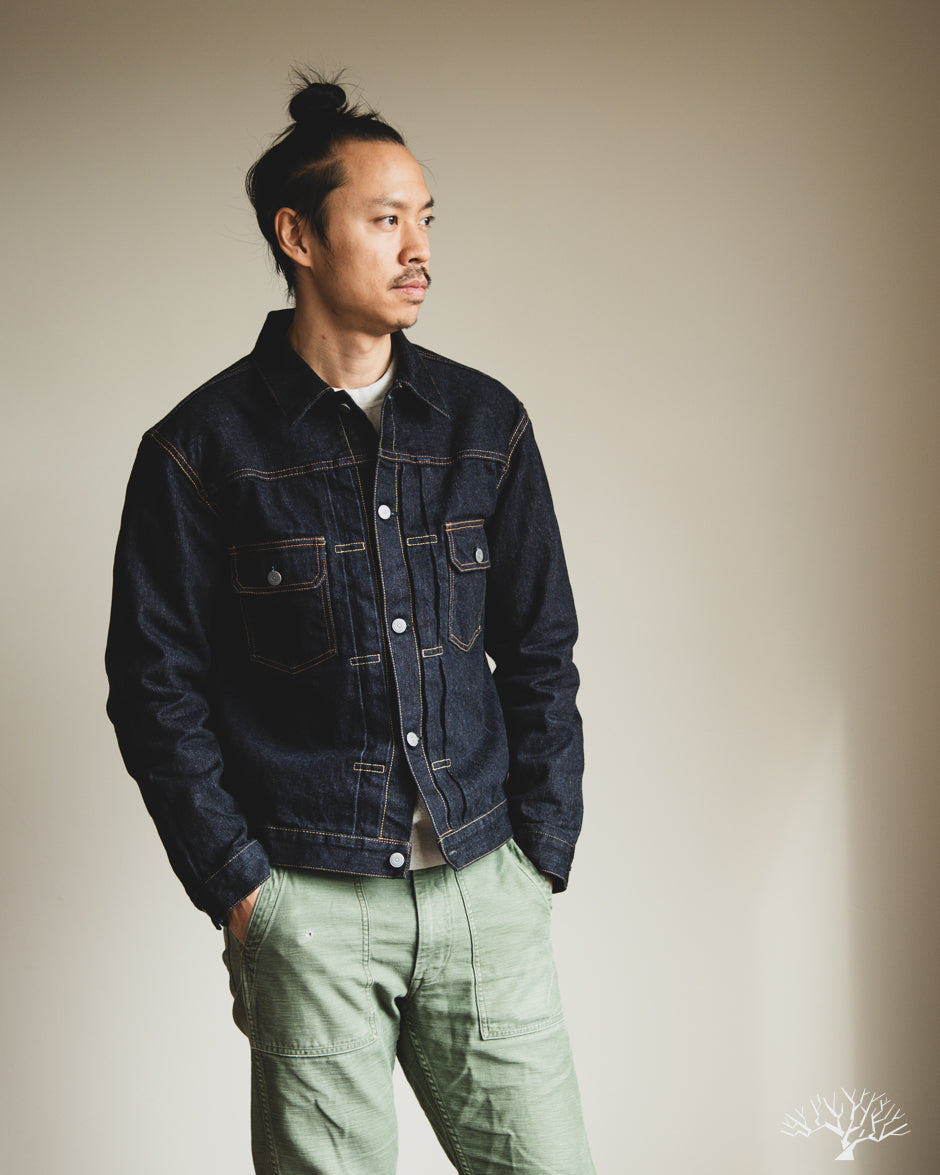 Flat Head FN-OJ-D002 - 14.5oz 50's Type II Denim Jacket