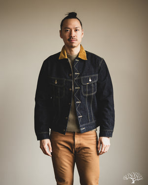 Flat Head - FN-OJ-D102 14.5oz Denim Blanket Jacket – Withered Fig