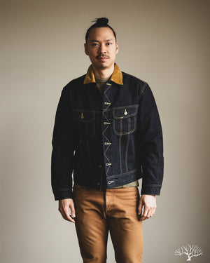 Flat Head - FN-OJ-D102 14.5oz Denim Blanket Jacket – Withered Fig