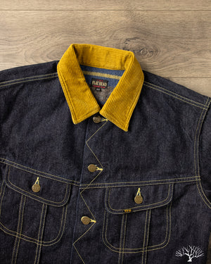 Flat Head - FN-OJ-D102 14.5oz Denim Blanket Jacket – Withered Fig