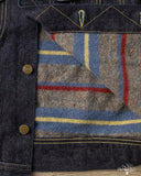 Flat Head FN-OJ-D102 14.5oz Denim Blanket Jacket
