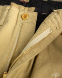 Flat Head FN-PA-C014 - 12oz Chino Trousers - Beige
