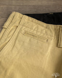 Flat Head FN-PA-C014 - 12oz Chino Trousers - Beige