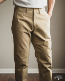 Flat Head FN-PA-C014 - 12oz Chino Trousers - Beige