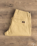 Flat Head FN-PA-C014 - 12oz Chino Trousers - Beige