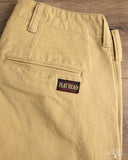 Flat Head FN-PA-C014 - 12oz Chino Trousers - Beige